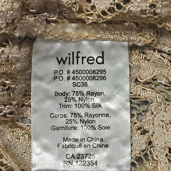 Wilfred Lace Racerback Tank sz XXS - Picture 6 of 7